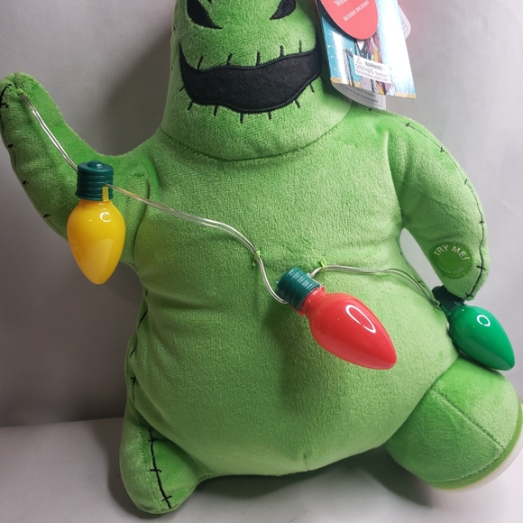 Disney The Nightmare Before Christmas Animated Oogie Boogie Light Up Plush - Picture 3 of 7